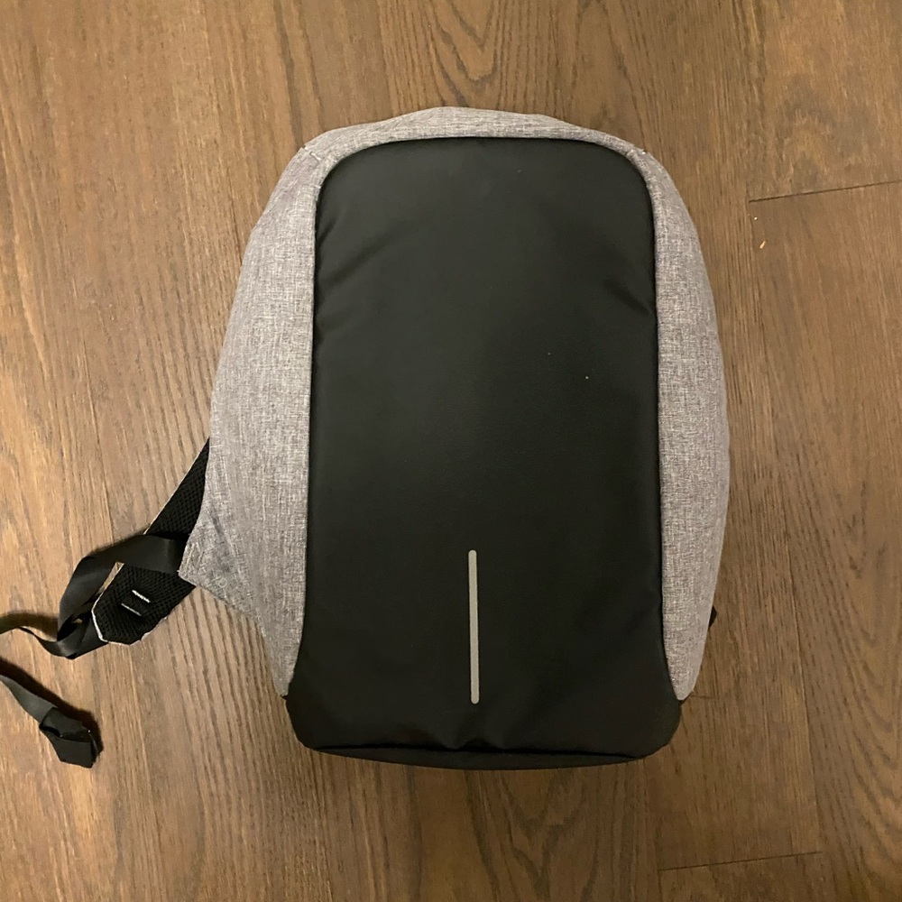 Stylish Black and Gray Men's Backpack